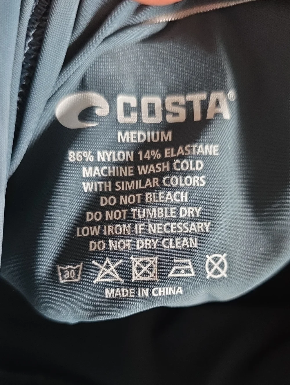 Costa Lightweight Hooded Tunic in Dusty Blue